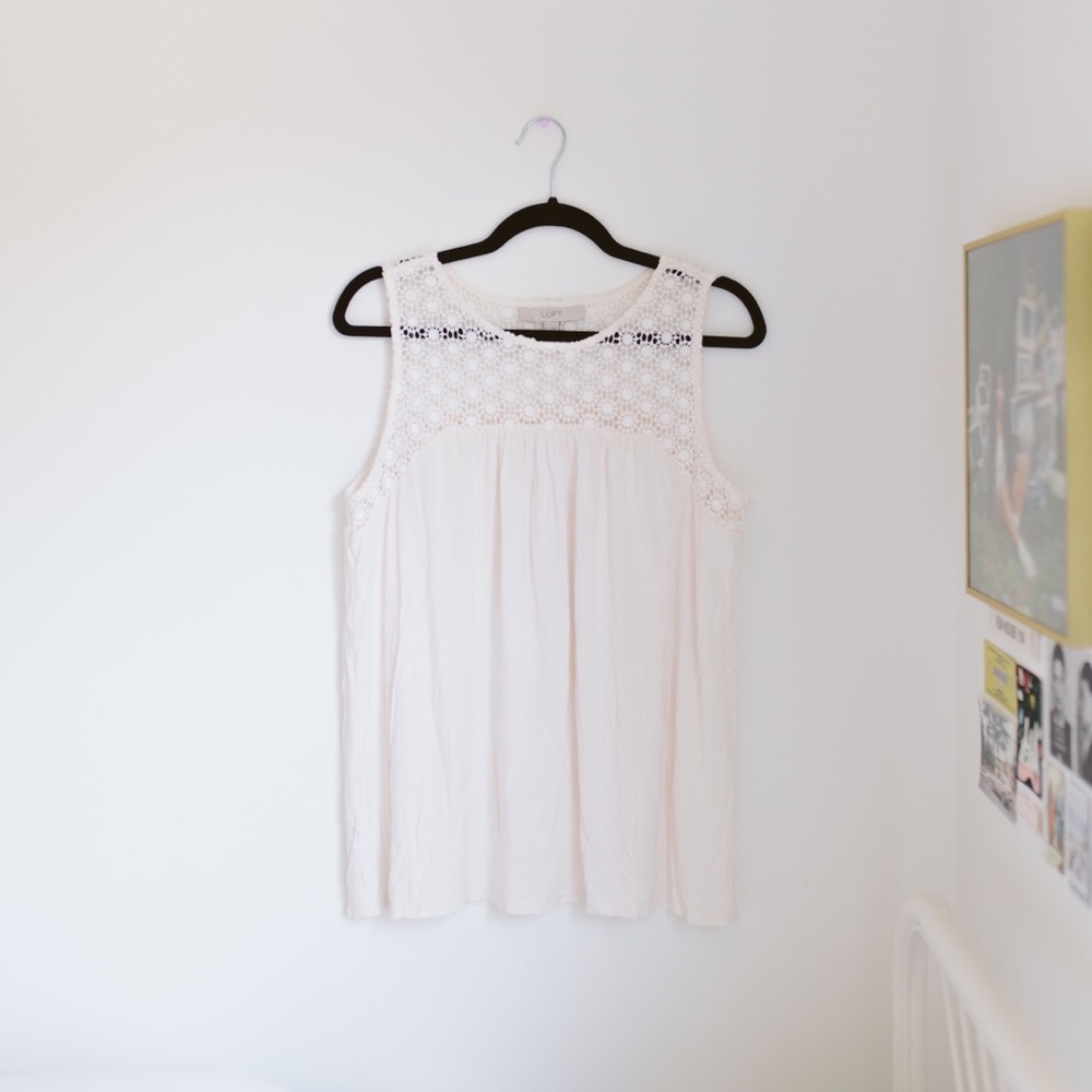 Cream loft tank